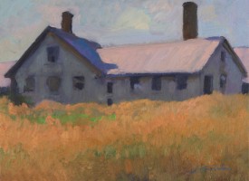 White Barn, Orange County Park, (9 x 12)