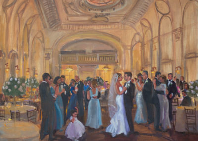 Live Event Painting by Janet Howard-Fatta, Bourne Mansion, Oakdale, NY