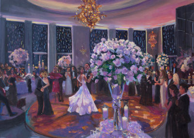 Live Event Painting At the Rainbow Room, 30 Rockefeller Center, NYC