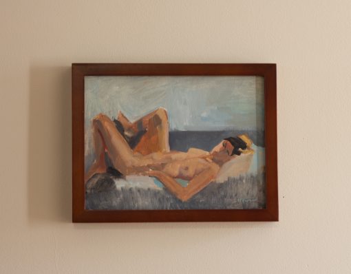 figure study 9 in frame