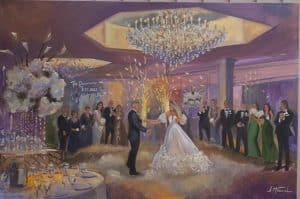 The Surf Club on the Sound First Dance Painting